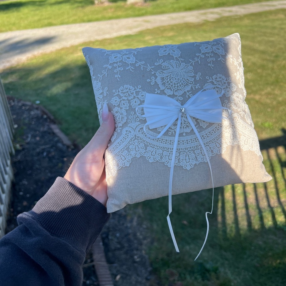 Ring bearer pillow
